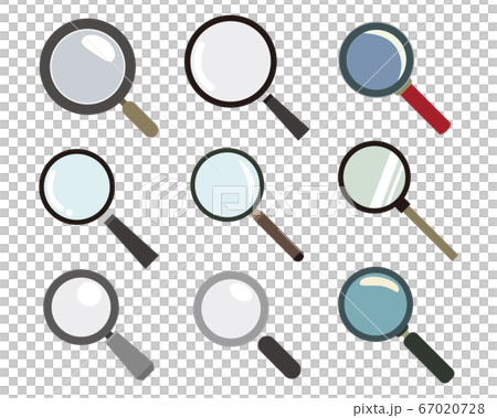 虫眼鏡のベクターイラスト ルーペのアイコン 虫眼鏡のベクターイラスト ルーペのアイコン 67020728