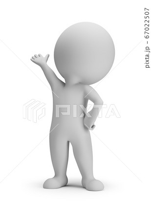 3d small people - presentation pose 67022507