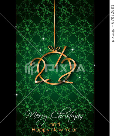 2021 Happy New Year background for your seasonal invitations, festive posters, greetings cards. 67022681