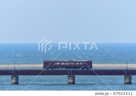 由良川橋梁を行く丹後あかまつ号 67023311