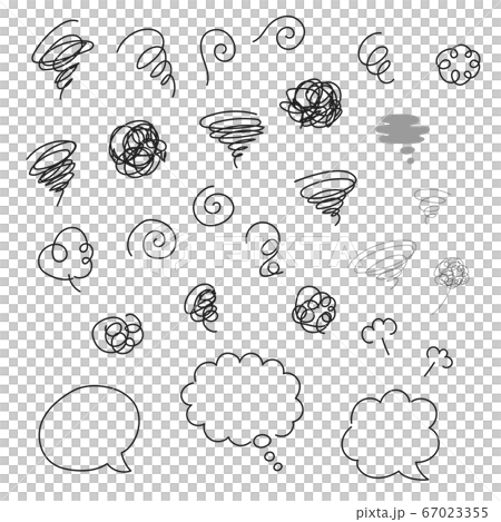 もやもや素材バリエーション 67023355