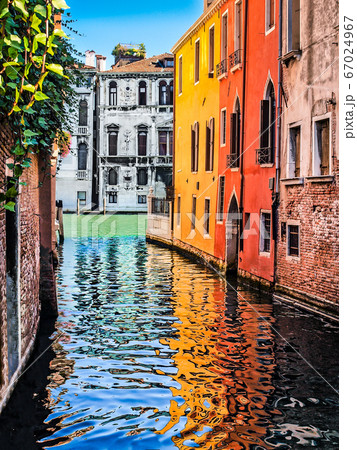 Colorful scene in Venice, Italy Colorful scene in Venice, Italy 67024967