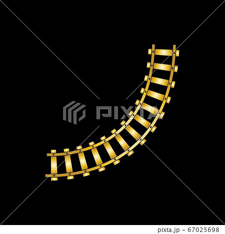 railroad line vector image template railroad line vector image template 67025698