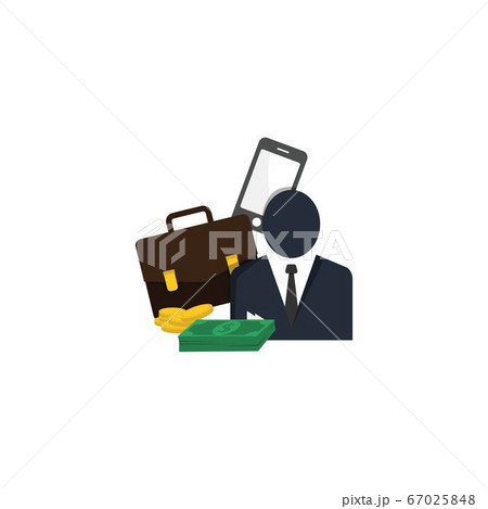 Flat design illustration for business financial 67025848
