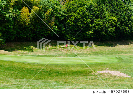 ゴルフ場 グリーン付近 ゴルフ場 グリーン付近 67027693