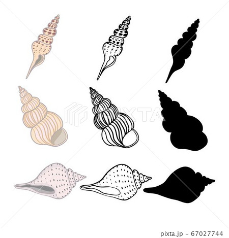 Hand Drawn Vector Illustrations Collection Of のイラスト素材
