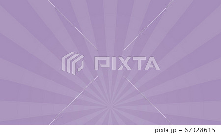 濃いパステルカラー 集中線 背景 素材 / パープル 下部 67028615