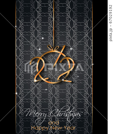 2021 Happy New Year background for your seasonal invitations, festive posters, greetings cards. 67029192