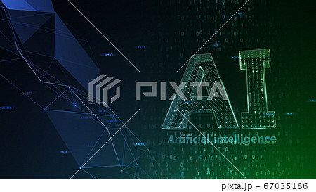 AI 人工知能 テクノロジー ネットワーク データ コンピュータ 情報 3Dイラスト 背景 バック AI 人工知能 テクノロジー ネットワーク データ コンピュータ 情報 3Dイラスト 背景 バック 67035186