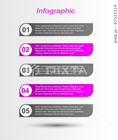 Modern Design Template, can be used for info-graphics, banners for web layout. 67035524
