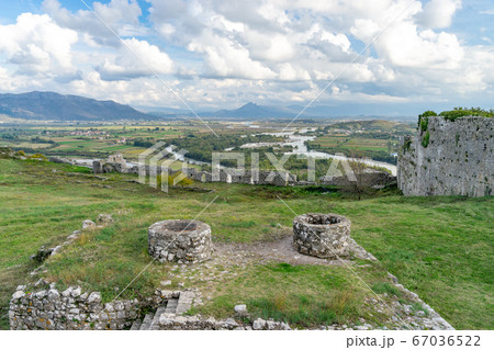 The Ancient Rozafa Castle in Shkoder Albania The Ancient Rozafa Castle in Shkoder Albania 67036522