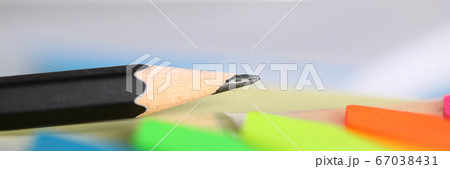 Working supplies on table 67038431