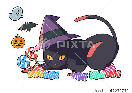 黒猫とお菓子 黒猫とお菓子 67039759