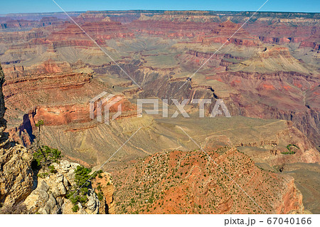 View from the edge of Grand Canyon. USA 67040166