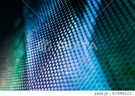 CloseUp LED blurred screen. LED soft focus CloseUp LED blurred screen. LED soft focus 67040322