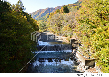 湯西川温泉の紅葉　　＃1 67041169