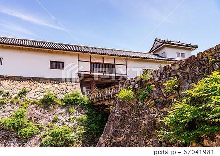 （滋賀県）国宝・彦根城　天秤櫓 （てんびんやぐら） 67041981