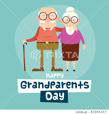 Happy grandparents day card 67045337