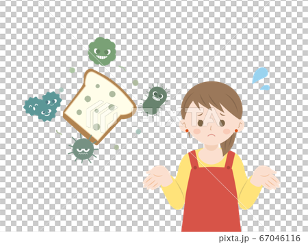 一位家庭主婦與模具的插圖 67046116