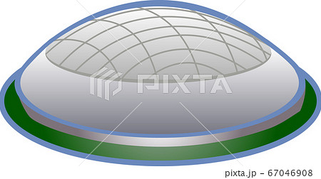 西武ドームのイラスト素材