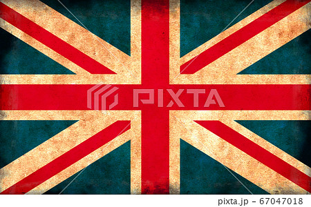 汚れた国旗イラスト イギリス 英国 Ukのイラスト素材