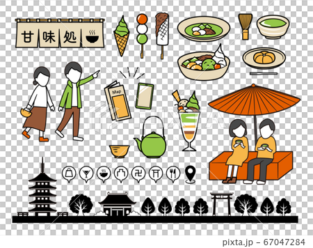 甘味処と抹茶 甘味処と抹茶 67047284