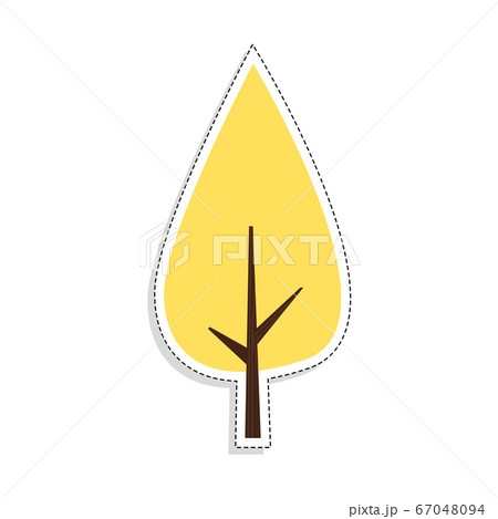 Isolated colored tree icon 67048094