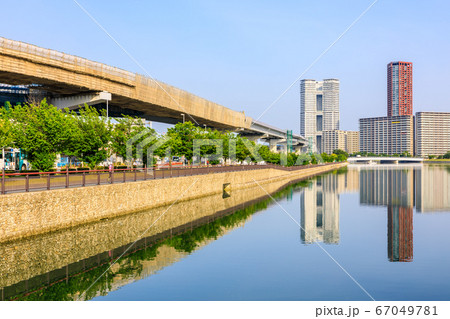 御島水域の朝風景(香椎海岸遊歩道 アイランドシティ) 【福岡市東区】 御島水域の朝風景(香椎海岸遊歩道 アイランドシティ) 【福岡市東区】 67049781