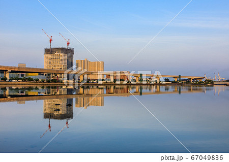 御島水域の朝風景(香椎海岸遊歩道 アイランドシティ) 【福岡市東区】 御島水域の朝風景(香椎海岸遊歩道 アイランドシティ) 【福岡市東区】 67049836