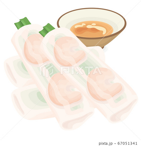 エビの生春巻き 67051341