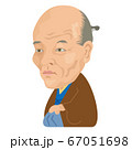 貝原益軒のイラスト　江戸時代の人物　肖像画　歴史上の人物 67051698