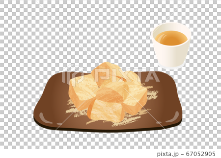 わらび餅とほうじ茶 67052905