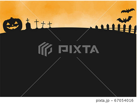 Halloween background material / vector 67054016