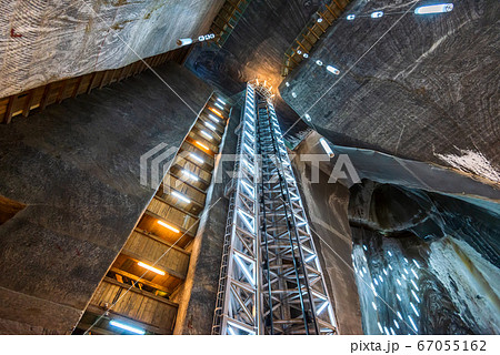 Salt mine in Turda, Transylvania, Romania 67055162