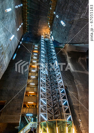 Salt mine in Turda, Transylvania, Romania Salt mine in Turda, Transylvania, Romania 67055163