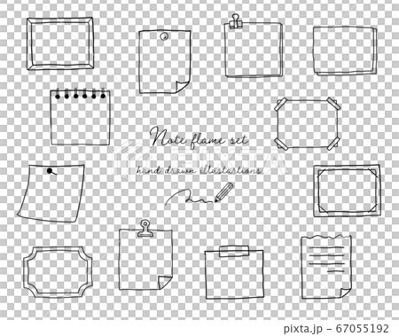 Handwritten notebook and memo frame set/frame/decoration/fashion Handwritten notebook and memo frame set/frame/decoration/fashion 67055192