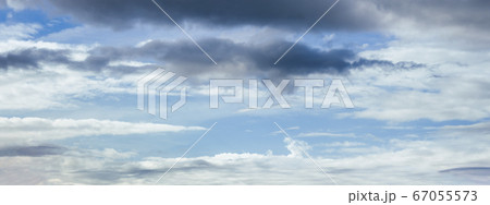 Overcast sky background with clouds Overcast sky background with clouds 67055573