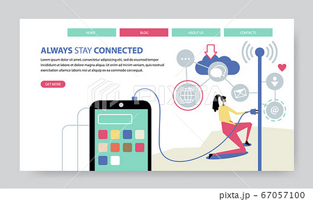Always Stay Connected, creative website template Always Stay Connected, creative website template 67057100
