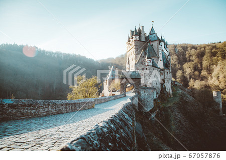 Eltz Castle at sunrise, Rheinland-Pfalz, Germany 67057876