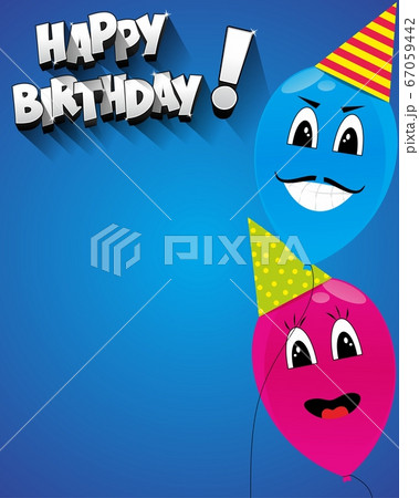 Happy birthday greeting card 67059442