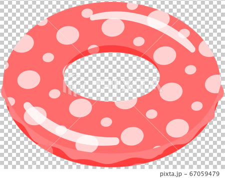 赤い浮き輪 赤い浮き輪 67059479