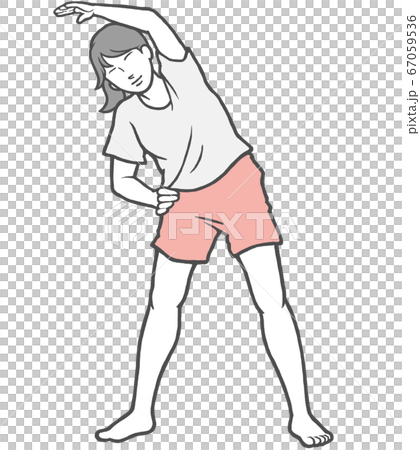 ラジオ体操 若い 女性 ストレッチ 室内 ラジオ体操 若い 女性 ストレッチ 室内 67059536