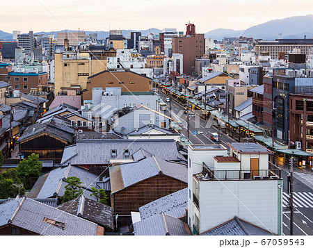 京都 夕暮れの祇園 京都 夕暮れの祇園 67059543
