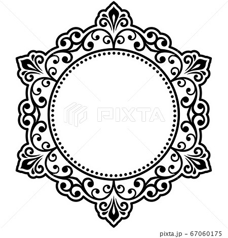 Elegant Ornament in Classic Style 67060175
