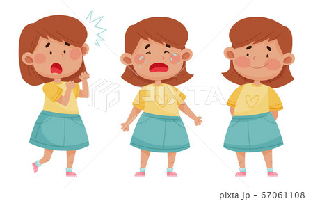 Emoji Girl with Different Face Expressions Like Scared and Happy Face Vector Set Emoji Girl with Different Face Expressions Like Scared and Happy Face Vector Set 67061108