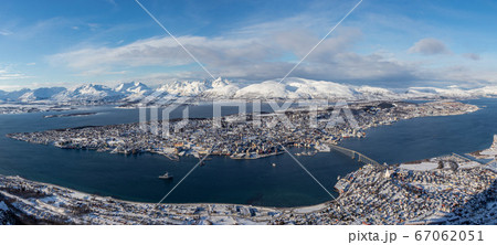 View of Tromso from above 67062051