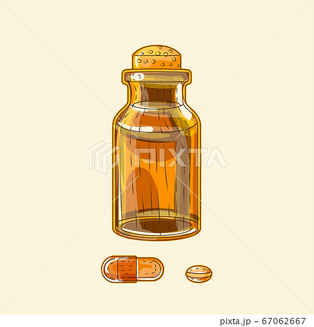 Medical brown glass wide bottle 67062667