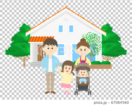 家庭和自己的家圖 家庭和自己的家圖 67064560