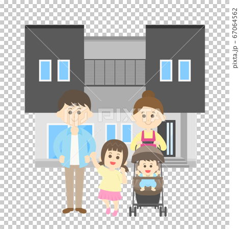 家庭和自己的家圖 67064562