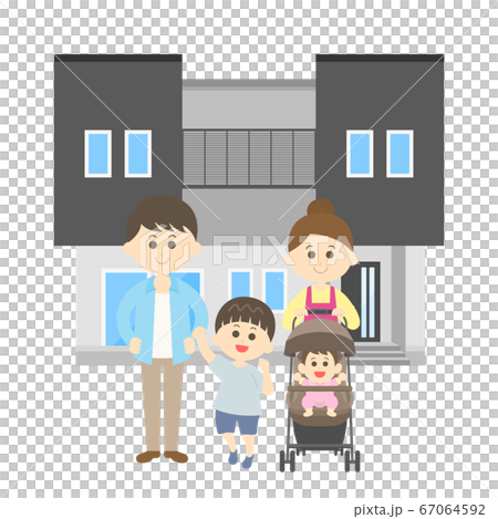 家庭和自己的家圖 家庭和自己的家圖 67064592